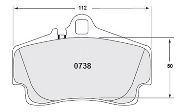 PFC Brake Pads 0738.XX.16.44 REAR